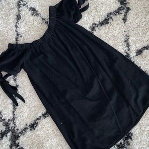 Off the shoulder dress from Lulu’s